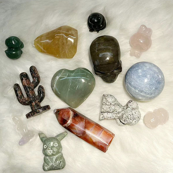 【Buy Two Get One More Box For Free】Iris Healing Baby Crystal Mystery Buckets