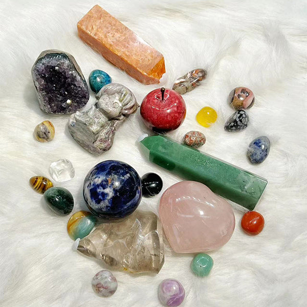 【Buy Two Get One More Box For Free】Iris Healing Baby Crystal Mystery Buckets
