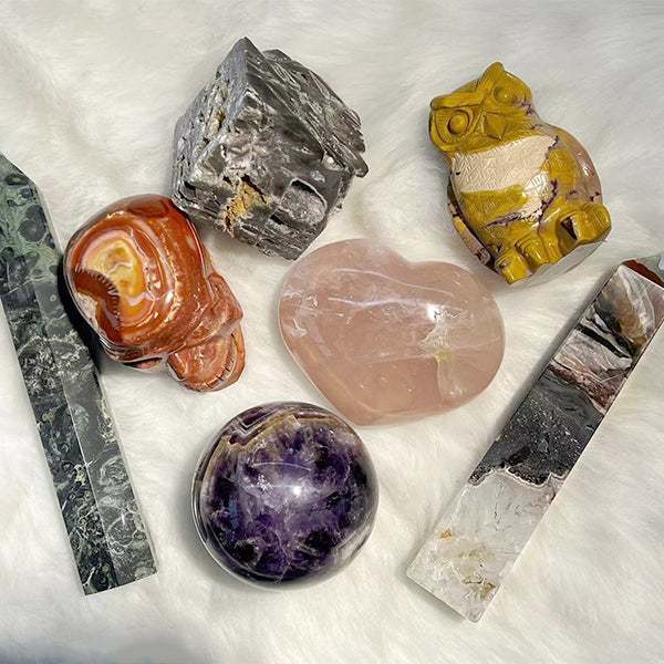 【Buy Three Get One More Box For Free】Iris Healing Big Crystal Mystery Buckets